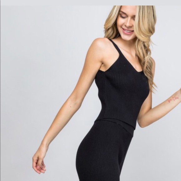 Cami Ribbed Sweater Loungewear Set - Picture 10 of 10